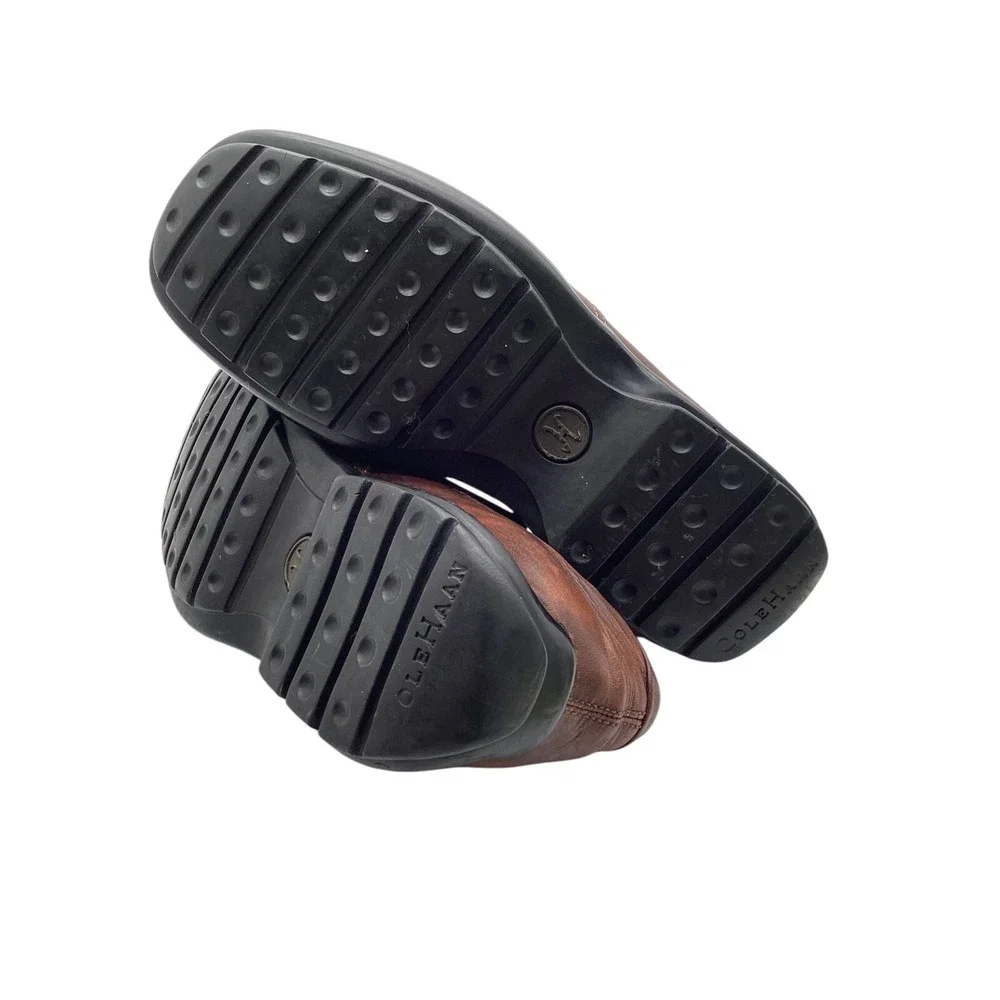 Cole Haan ZENO Slip On Leather Loafers Shoes‎ Mens 9M Brown